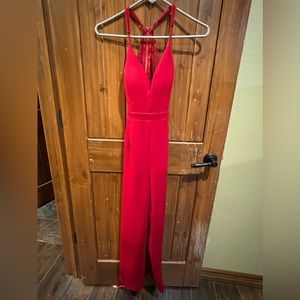 Emerald Sundae RED Jumpsuit SMALL